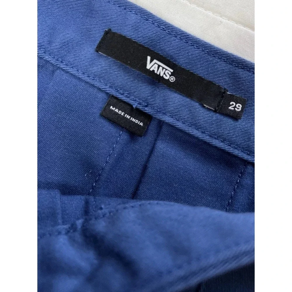 NWT Vans Sunset Pleated Try Navy Cotton Retro Punk‎ Skate Skirt / Women's 29